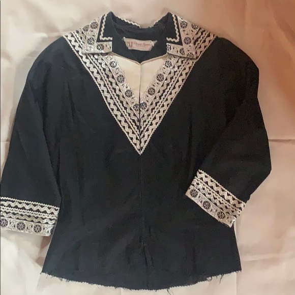 Vintage Mexican blouse - Picture 1 of 6